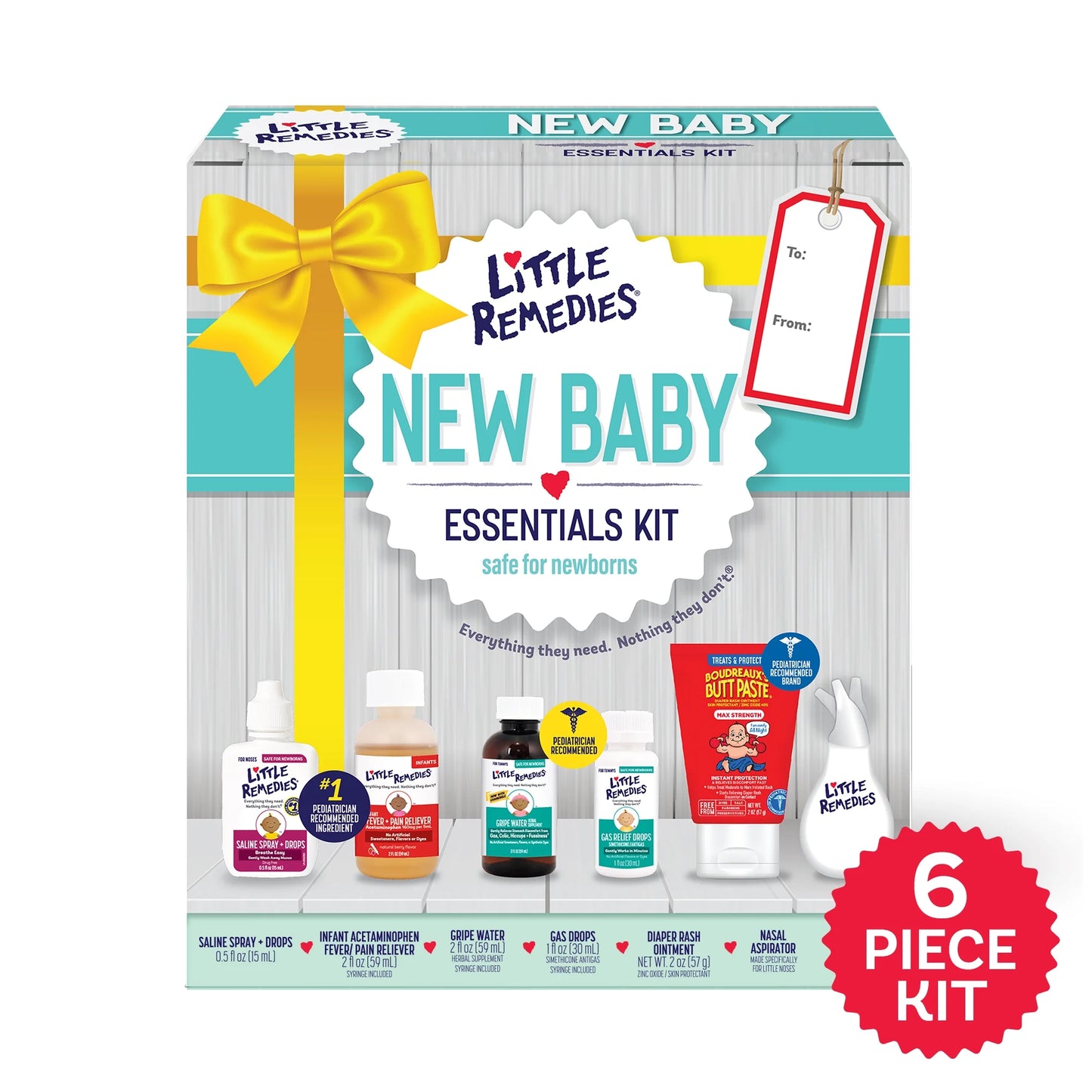 New Baby Essentials Kit, 6 Piece Kit for Baby'S Nose and Tummy, Infant Relief