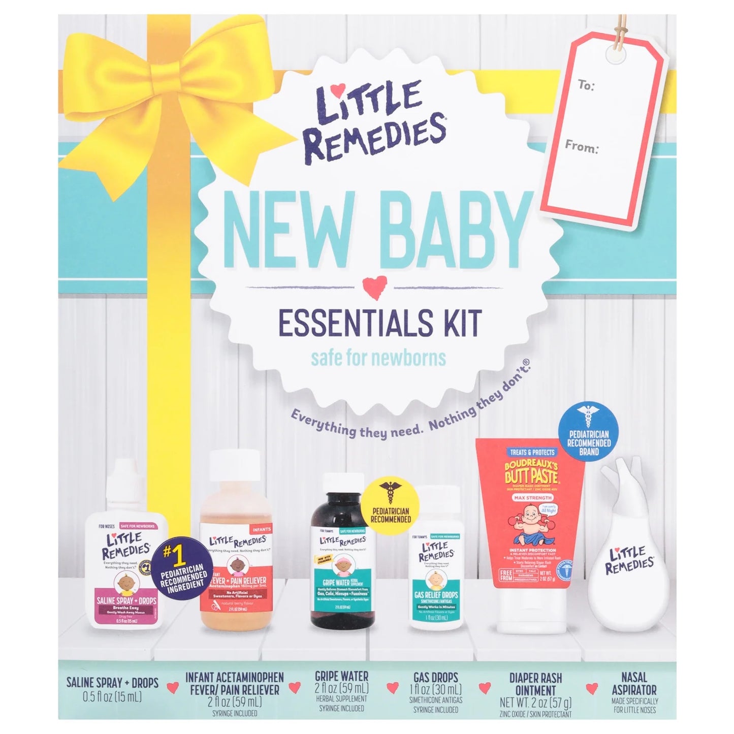 New Baby Essentials Kit, 6 Piece Kit for Baby'S Nose and Tummy, Infant Relief