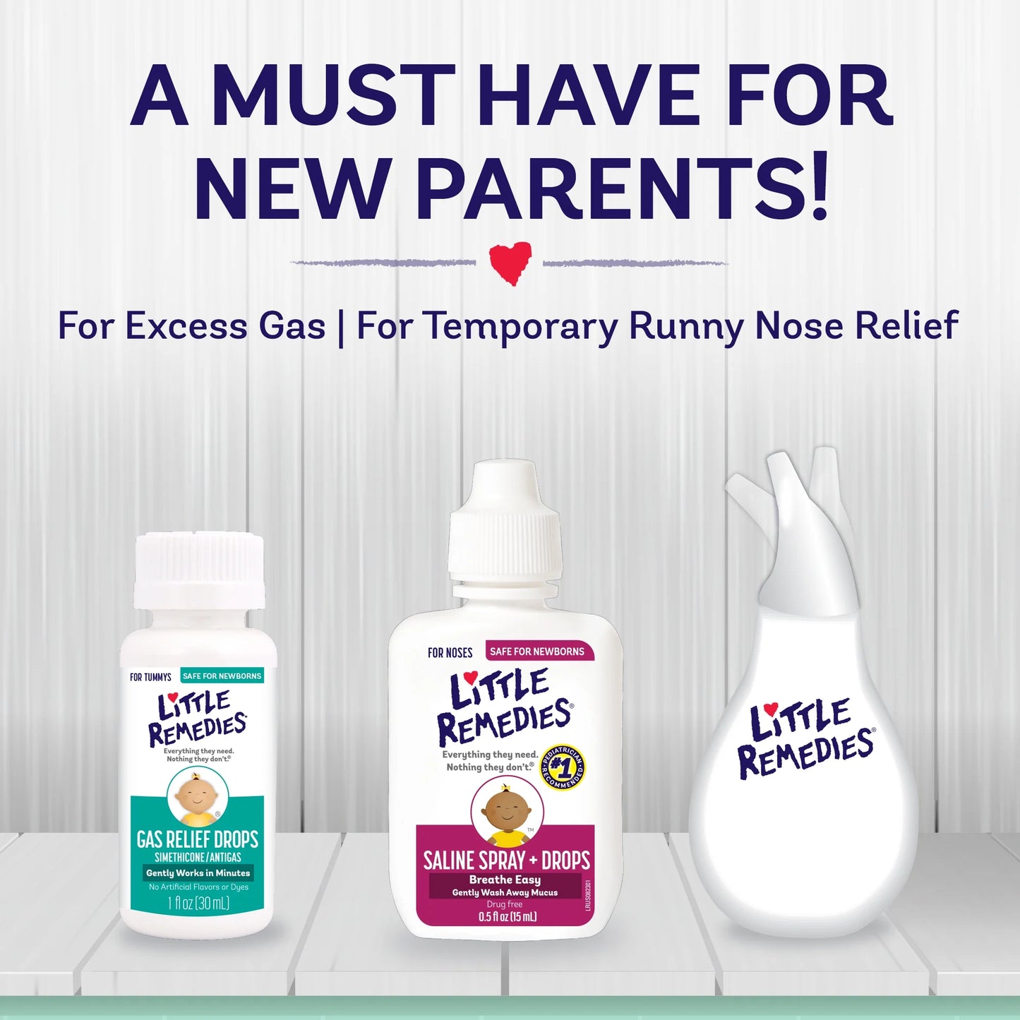 New Baby Essentials Kit, 6 Piece Kit for Baby'S Nose and Tummy, Infant Relief