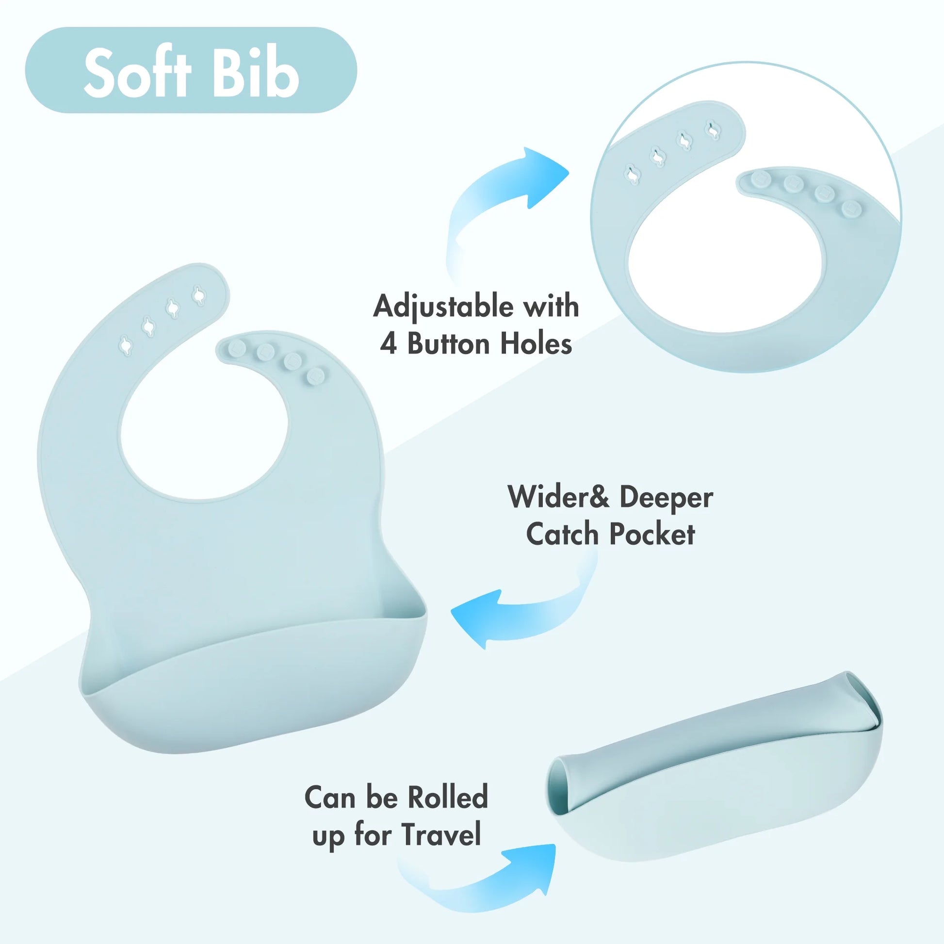 9-Piece Silicone Baby Feeding Set - Baby-Led Weaning Essentials