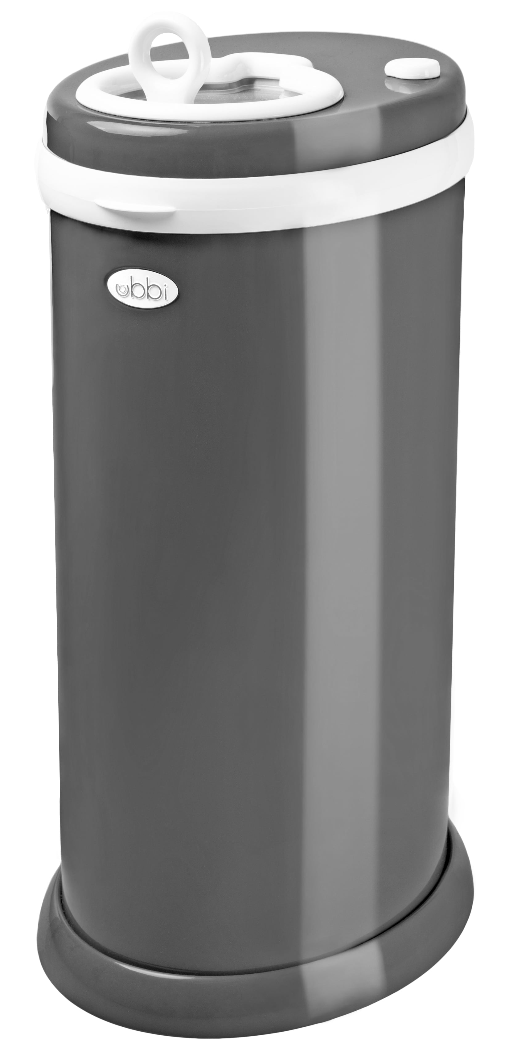Stainless Steel Diaper Pail, Odor Locking, No Special Bag Required, Award-Winning, Registry Must-Have, Slate