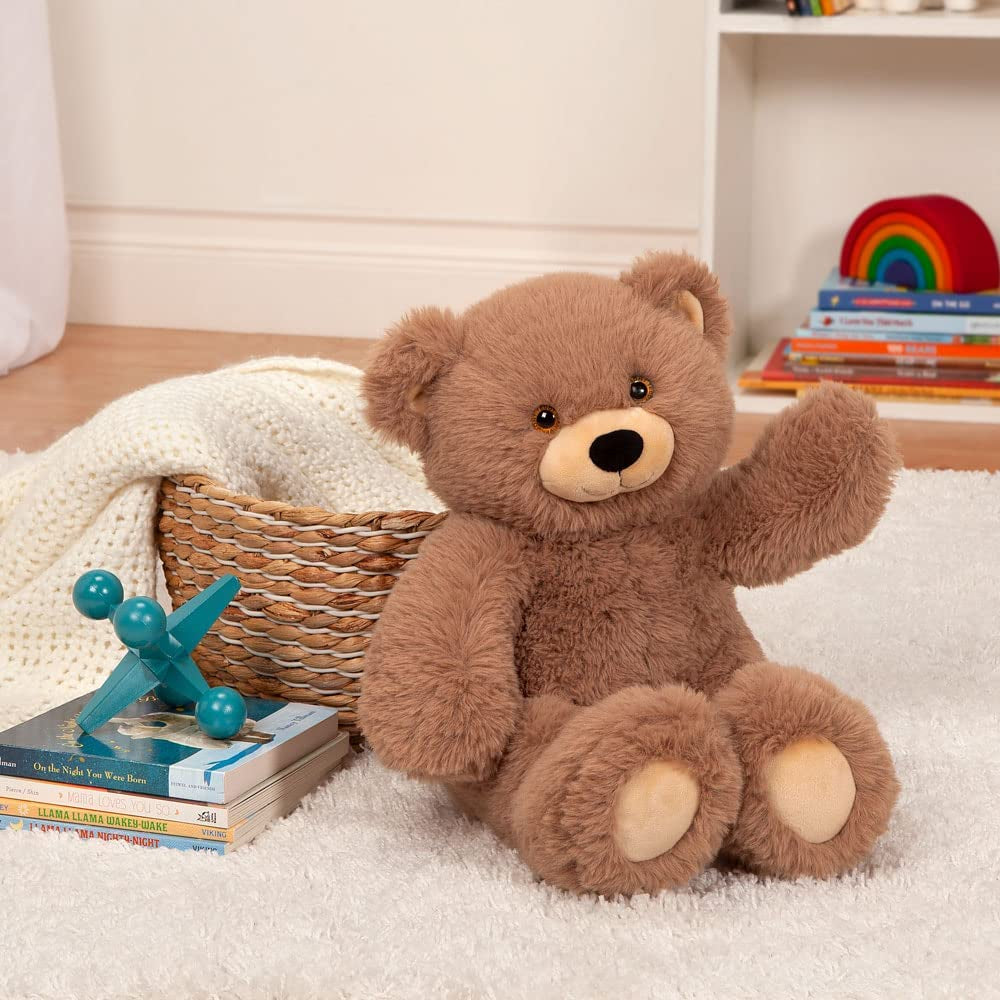 Cuddly Soft – 18 Inch Brown Bear Stuffed Animal, Oh so Soft Plush Toy, Adorable Easter Gift for All Ages